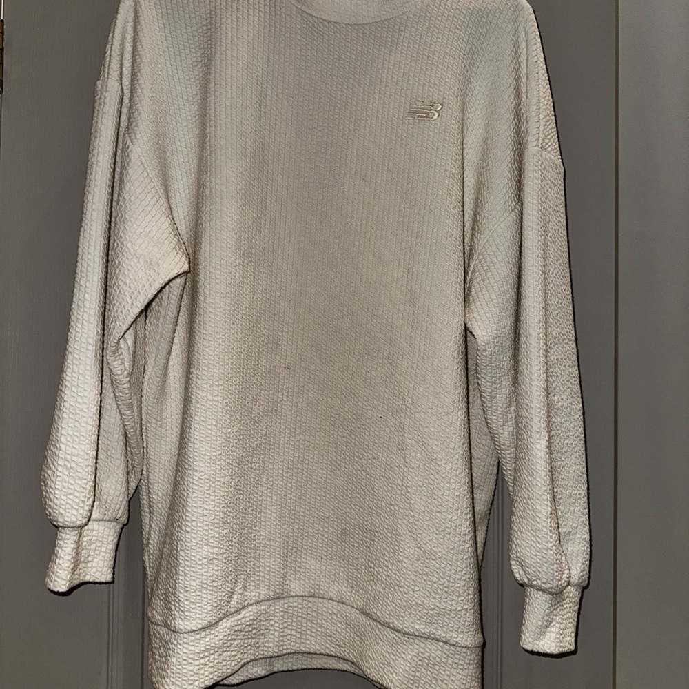 New Balance Waffle Knit White Pullover